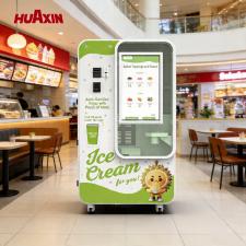 Commercial Soft Serve Ice Cream Vending Machine with Remote Monitoring for Sale | Fully Automatic 15-Second Dispensing, 160-Cup Capacity & App Control